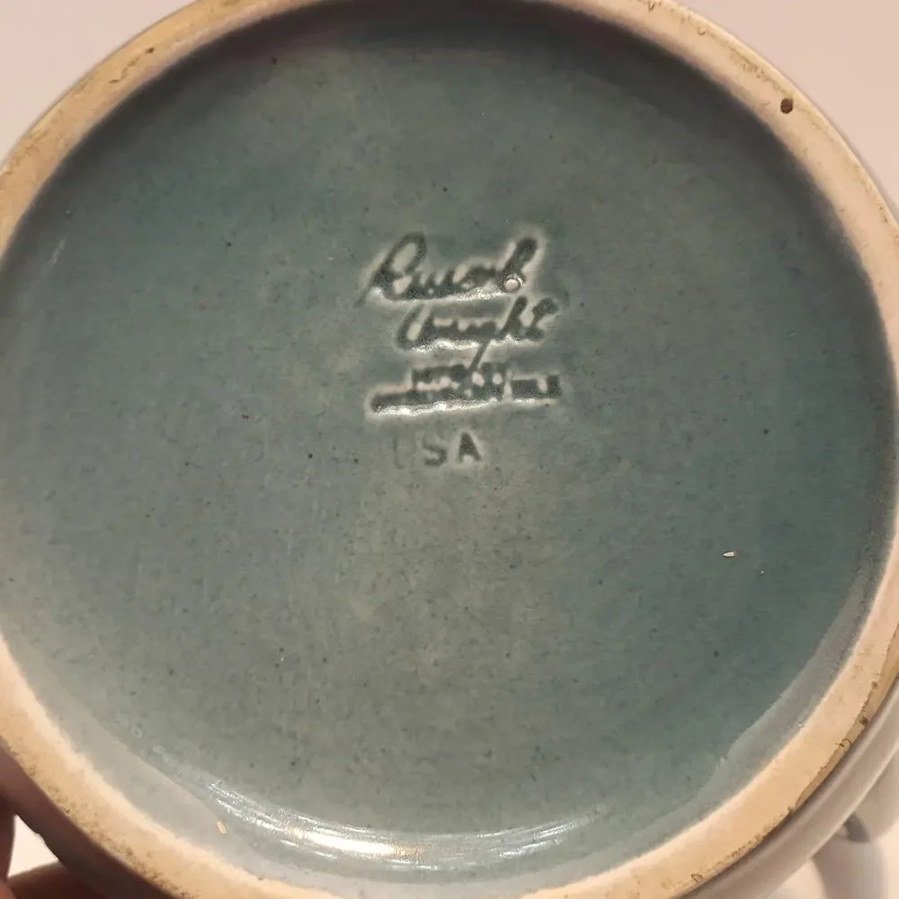 VTG Russel Wright Steubenville American MCM Water Pitcher Seafoam Blue 10.5